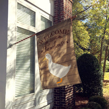 Load image into Gallery viewer, American Pekin Duck Welcome Flag Canvas House Size CK6804CHF