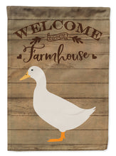 Load image into Gallery viewer, American Pekin Duck Welcome Flag Canvas House Size CK6804CHF