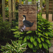 Load image into Gallery viewer, Blue Swedish Duck Welcome Garden Flag – Decorative Outdoor Yard Flag CK6806GF