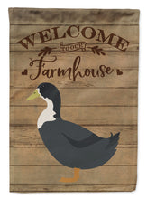 Load image into Gallery viewer, Blue Swedish Duck Welcome Garden Flag – Decorative Outdoor Yard Flag CK6806GF