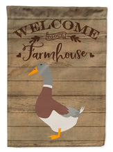 Load image into Gallery viewer, Saxony Sachsenente Duck Welcome Garden Flag – Decorative Outdoor Yard Flag CK6807GF