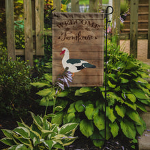 Load image into Gallery viewer, Muscovy Duck Welcome Garden Flag – Decorative Outdoor Yard Flag CK6808GF