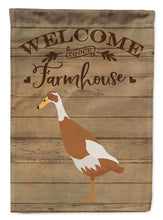 Load image into Gallery viewer, Indian Runner Duck Welcome Flag Canvas House Size CK6809CHF