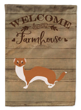 Load image into Gallery viewer, Weasel Welcome Garden Flag – Decorative Outdoor Yard Flag CK6814GF