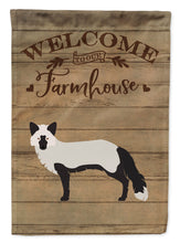 Load image into Gallery viewer, Silver Fox Welcome Garden Flag – Decorative Outdoor Yard Flag CK6815GF