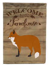 Load image into Gallery viewer, Red Fox Welcome Flag Canvas House Size CK6820CHF