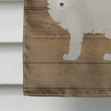 Load image into Gallery viewer, White Arctic Fox Welcome Flag Canvas House Size CK6821CHF