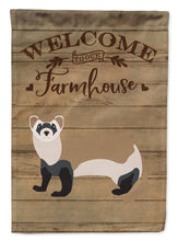 Load image into Gallery viewer, Ferret Welcome Flag Canvas House Size CK6822CHF