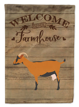 Load image into Gallery viewer, Oberhasli Goat Welcome Garden Flag – Decorative Outdoor Yard Flag CK6832GF