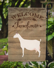 Load image into Gallery viewer, Saanen Goat Welcome Garden Flag – Decorative Outdoor Yard Flag CK6833GF