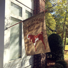 Load image into Gallery viewer, Jamnapari Goat Welcome Flag Canvas House Size CK6834CHF