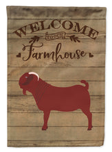 Load image into Gallery viewer, Kalahari Red Goat Welcome Flag Canvas House Size CK6835CHF