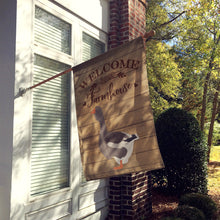 Load image into Gallery viewer, Toulouse Goose Welcome Flag Canvas House Size CK6841CHF