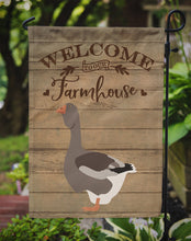 Load image into Gallery viewer, Toulouse Goose Welcome Garden Flag – Decorative Outdoor Yard Flag CK6841GF