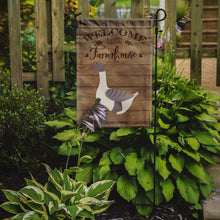 Load image into Gallery viewer, Buff Grey Back Goose Welcome Garden Flag – Decorative Outdoor Yard Flag CK6845GF