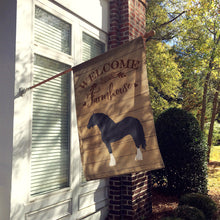 Load image into Gallery viewer, Pomeranian Rogener Goose Welcome Flag Canvas House Size CK6848CHF