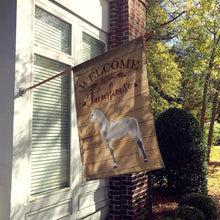 Load image into Gallery viewer, Orlov Trotter Horse Welcome Flag Canvas House Size CK6852CHF