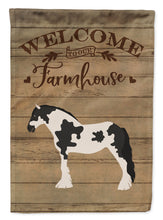 Load image into Gallery viewer, Cyldesdale Horse Welcome Garden Flag – Decorative Outdoor Yard Flag CK6856GF