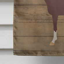 Load image into Gallery viewer, English Thoroughbred Horse Welcome Flag Canvas House Size CK6857CHF