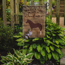 Load image into Gallery viewer, English Thoroughbred Horse Welcome Garden Flag – Decorative Outdoor Yard Flag CK6857GF