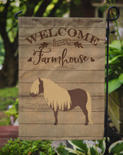 Load image into Gallery viewer, Shetland Pony Horse Welcome Garden Flag – Decorative Outdoor Yard Flag CK6858GF