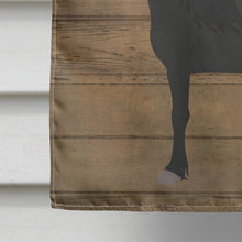 Load image into Gallery viewer, Friesian Horse Welcome Flag Canvas House Size CK6859CHF