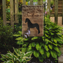 Load image into Gallery viewer, Friesian Horse Welcome Garden Flag – Decorative Outdoor Yard Flag CK6859GF