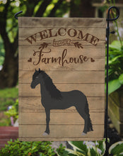 Load image into Gallery viewer, Friesian Horse Welcome Garden Flag – Decorative Outdoor Yard Flag CK6859GF