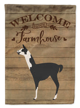 Load image into Gallery viewer, Llama Q' Ara Welcome Garden Flag – Decorative Outdoor Yard Flag CK6862GF