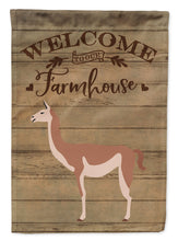 Load image into Gallery viewer, Guanaco Welcome Flag Canvas House Size CK6865CHF