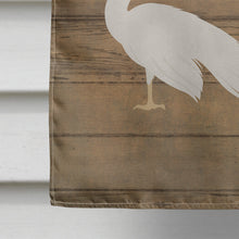 Load image into Gallery viewer, White Peacock Peafowl Welcome Flag Canvas House Size CK6870CHF
