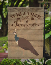 Load image into Gallery viewer, Indian Peahen Peafowl Welcome Garden Flag – Decorative Outdoor Yard Flag CK6871GF