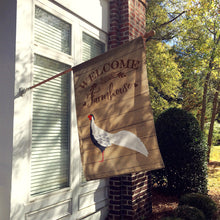 Load image into Gallery viewer, Silver Pheasant Welcome Flag Canvas House Size CK6873CHF