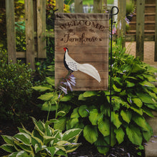 Load image into Gallery viewer, Silver Pheasant Welcome Garden Flag – Decorative Outdoor Yard Flag CK6873GF