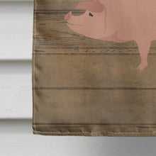 Load image into Gallery viewer, American Landrace Pig Welcome Flag Canvas House Size CK6876CHF