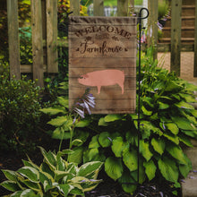 Load image into Gallery viewer, American Landrace Pig Welcome Garden Flag – Decorative Outdoor Yard Flag CK6876GF