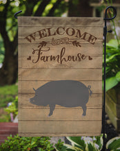 Load image into Gallery viewer, Berkshire Pig Welcome Garden Flag – Decorative Outdoor Yard Flag CK6877GF