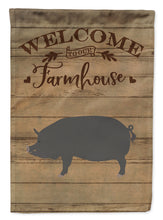 Load image into Gallery viewer, Berkshire Pig Welcome Garden Flag – Decorative Outdoor Yard Flag CK6877GF