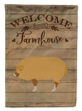 Load image into Gallery viewer, Hungarian Mangalica Pig Welcome Flag Canvas House Size CK6878CHF