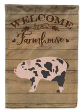 Load image into Gallery viewer, Mini Miniature Pig Welcome Garden Flag – Decorative Outdoor Yard Flag CK6879GF