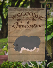 Load image into Gallery viewer, Vietnamese Pot-Bellied Pig Welcome Garden Flag – Decorative Outdoor Yard Flag CK6885GF