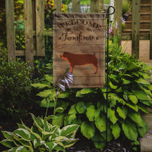 Load image into Gallery viewer, Duroc Pig Welcome Garden Flag – Decorative Outdoor Yard Flag CK6886GF