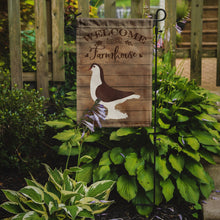Load image into Gallery viewer, Large Pigeon Welcome Garden Flag – Decorative Outdoor Yard Flag CK6887GF