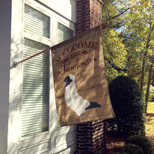 Load image into Gallery viewer, Nun Pigeon Welcome Flag Canvas House Size CK6896CHF
