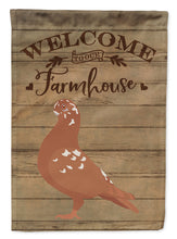 Load image into Gallery viewer, African Owl Pigeon Welcome Flag Canvas House Size CK6897CHF