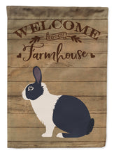 Load image into Gallery viewer, Dutch Rabbit Welcome Flag Canvas House Size CK6902CHF