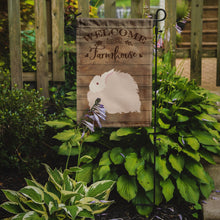 Load image into Gallery viewer, Fluffy Angora Rabbit Welcome Garden Flag – Decorative Outdoor Yard Flag CK6903GF