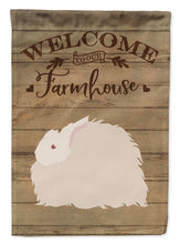 Load image into Gallery viewer, Fluffy Angora Rabbit Welcome Garden Flag – Decorative Outdoor Yard Flag CK6903GF