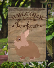 Load image into Gallery viewer, Lionhead Rabbit Welcome Garden Flag – Decorative Outdoor Yard Flag CK6904GF