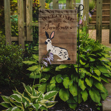 Load image into Gallery viewer, English Spot Rabbit Welcome Garden Flag – Decorative Outdoor Yard Flag CK6905GF